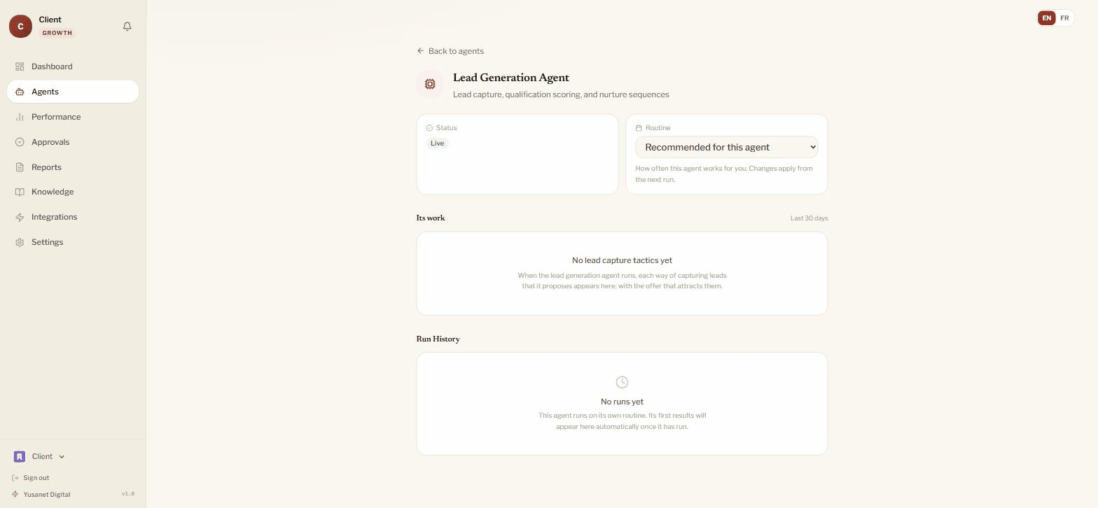 Lead Generation Dashboard