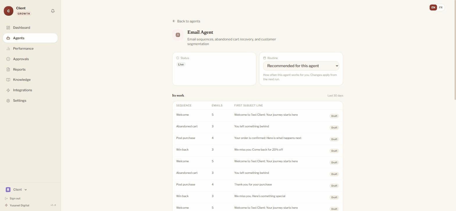 Email Agent Dashboard